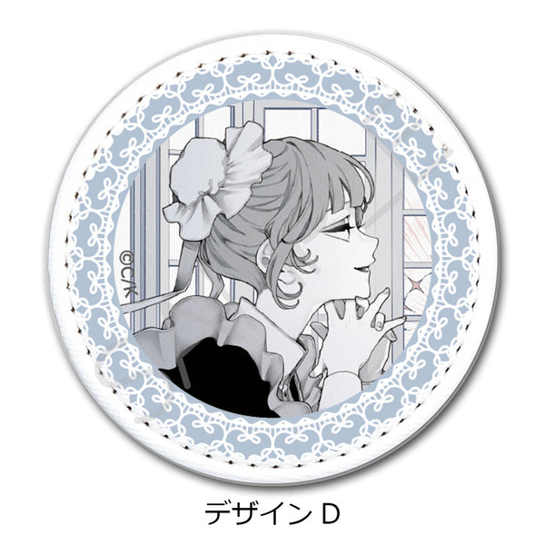 『恋せよまやかし天使ども』レザーバッジ(丸形) デザインD